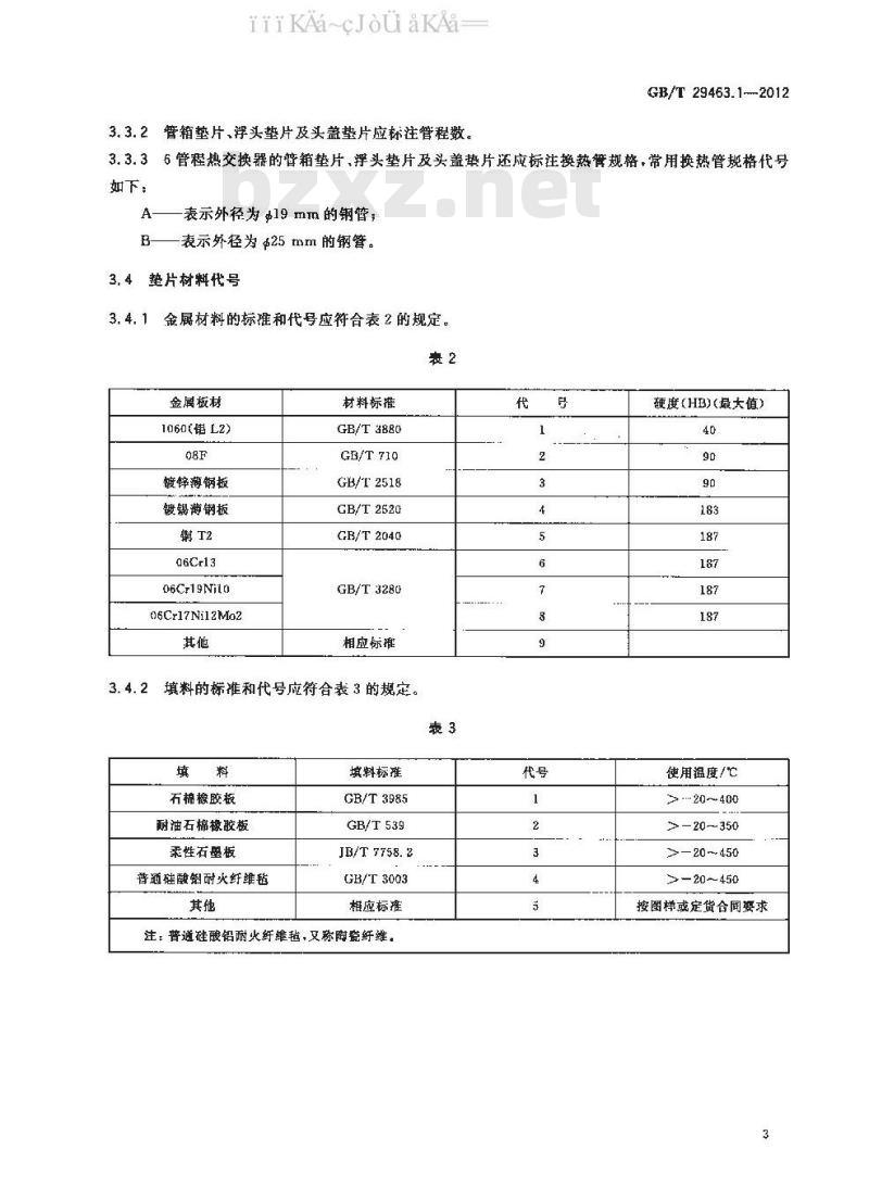 GB/T 29463.1-2012 管壳式热交换器用垫片 第1部分：金属包垫片