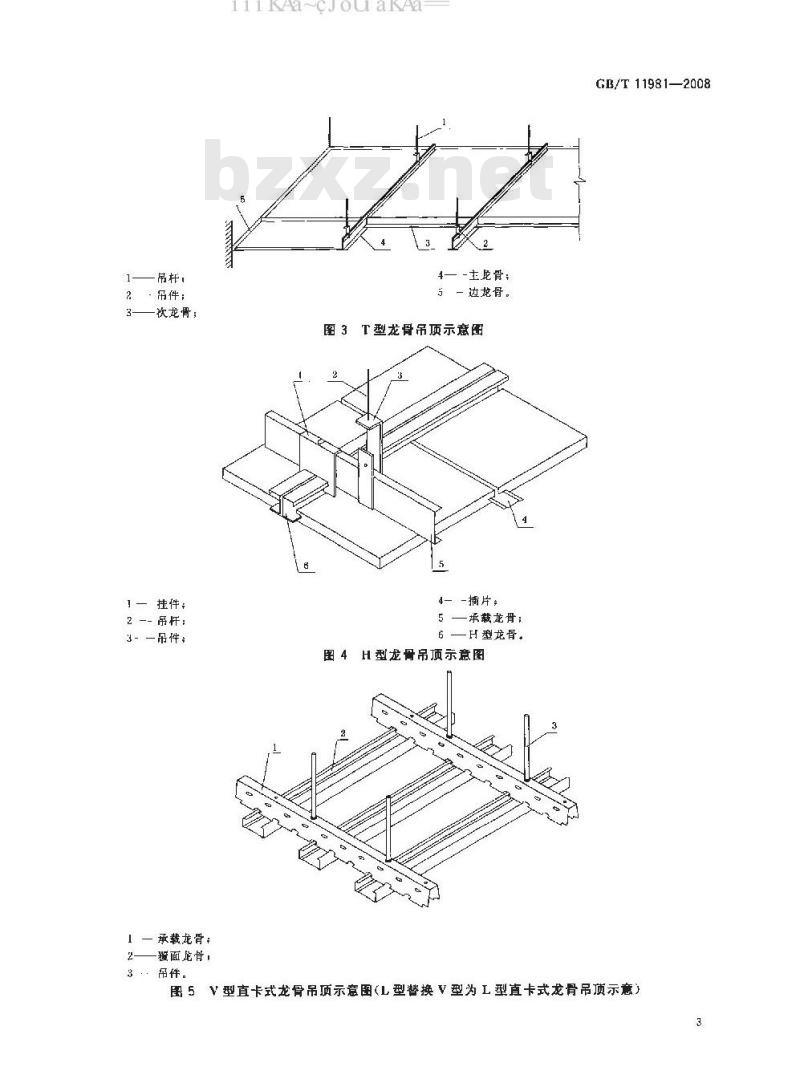 GB/T 11981-2008 建筑用轻钢龙骨