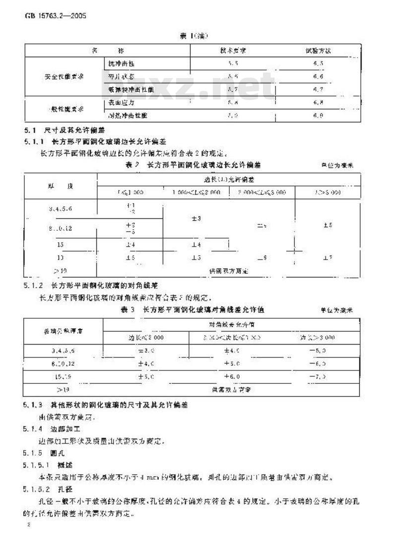 GB 15763.2-2005 建筑用安全玻璃 第2部分：钢化玻璃
