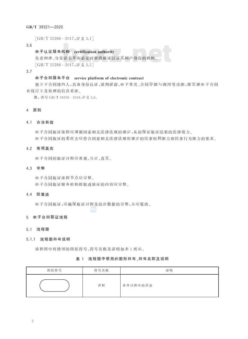 GB/T 39321-2020 电子合同取证流程规范