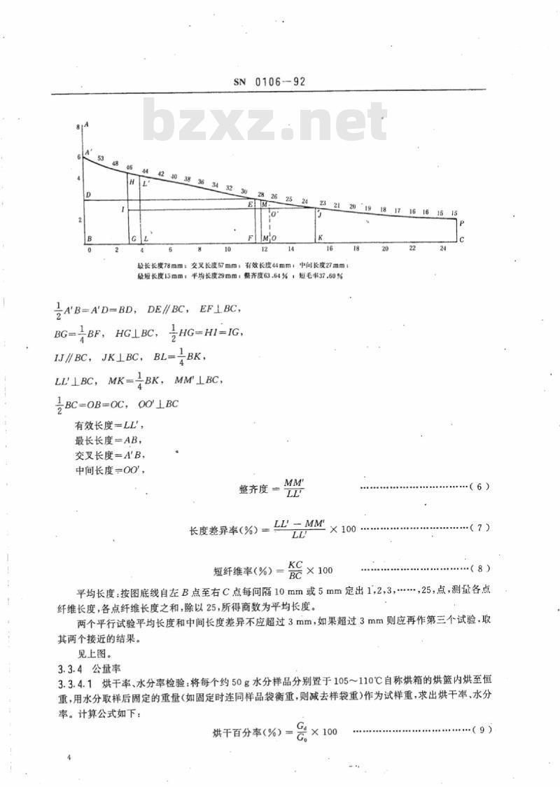 SN 0106-92 出口无毛绒检验规程