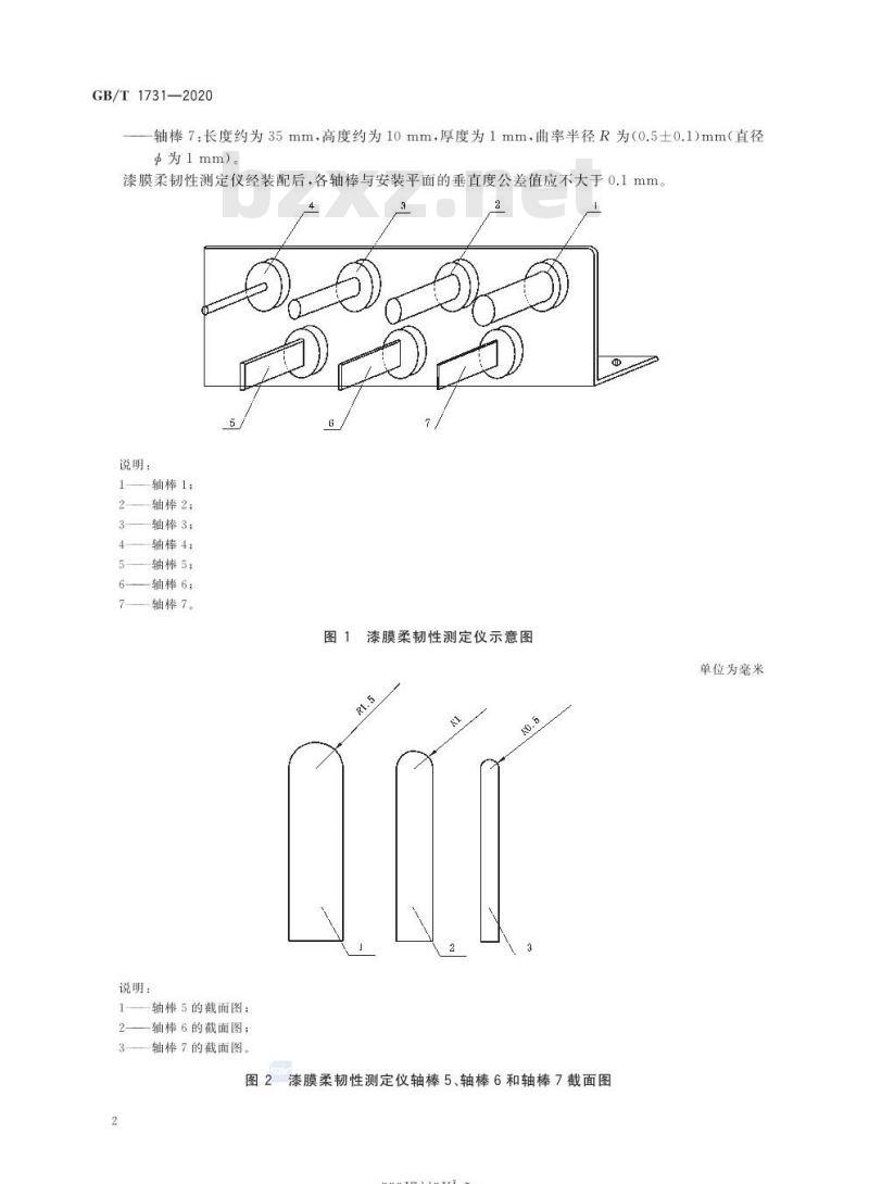 GB/T 1731-2020 漆膜、腻子膜柔韧性测定法