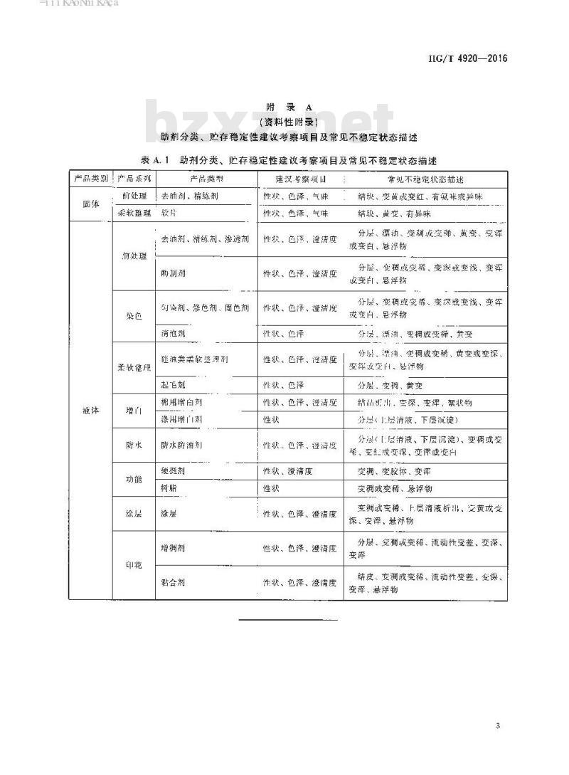 HG/T 4920-2016 纺织染整助剂 贮存稳定性的测定