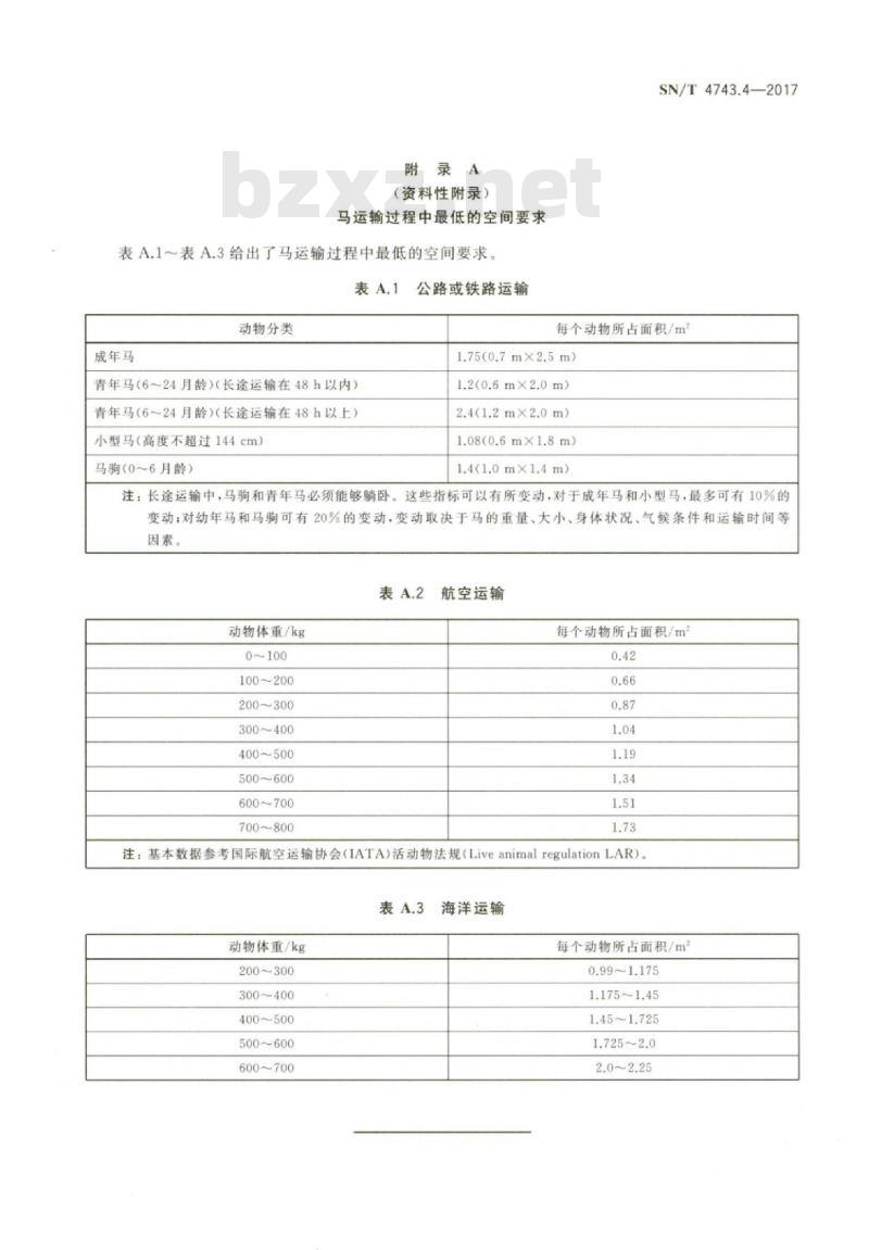 SN/T 4743.4-2017 国际马术比赛参赛马境外检验检疫监管规程