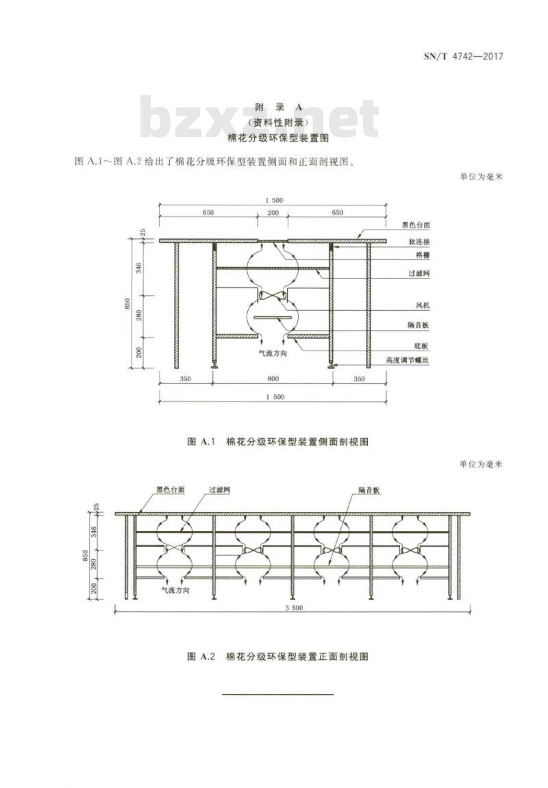 SN/T 4742-2017 棉花分级环保型装置技术要求