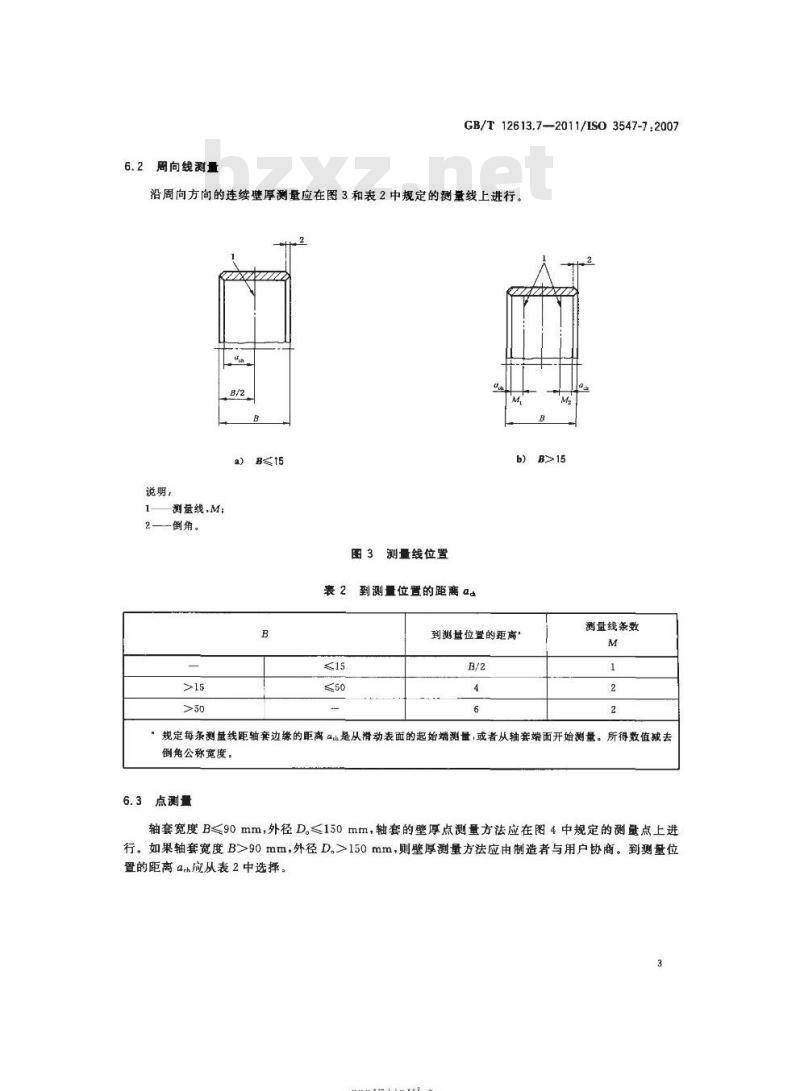 GB/T 12613.7-2011 滑动轴承 卷制轴套第7部分:薄壁轴套壁厚测量