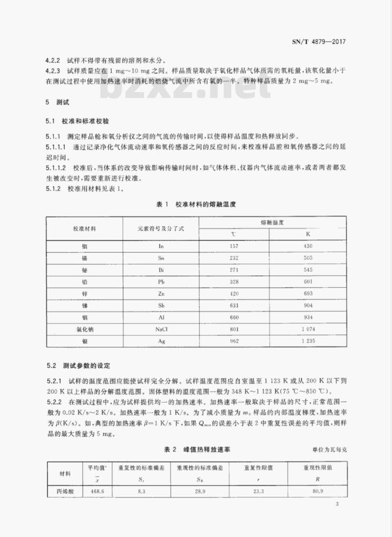 SN/T 4879-2017 聚合物及其复合材料燃烧性能试验方法微型量热法