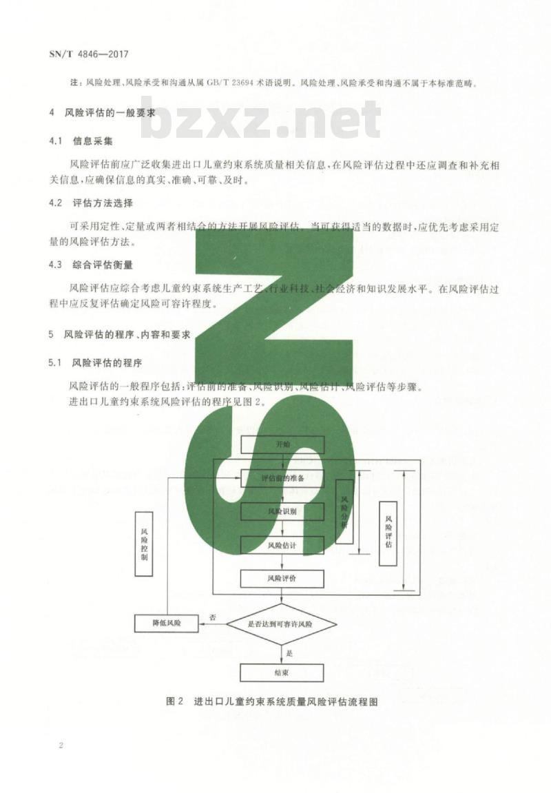 SN/T 4846-2017 进出口机动车儿童乘员用约束系统质量风险评估规范