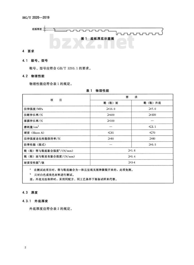 HG/T 2020-2019&nbsp;代替 HG/T 2020-2011 彩色雨靴(鞋)