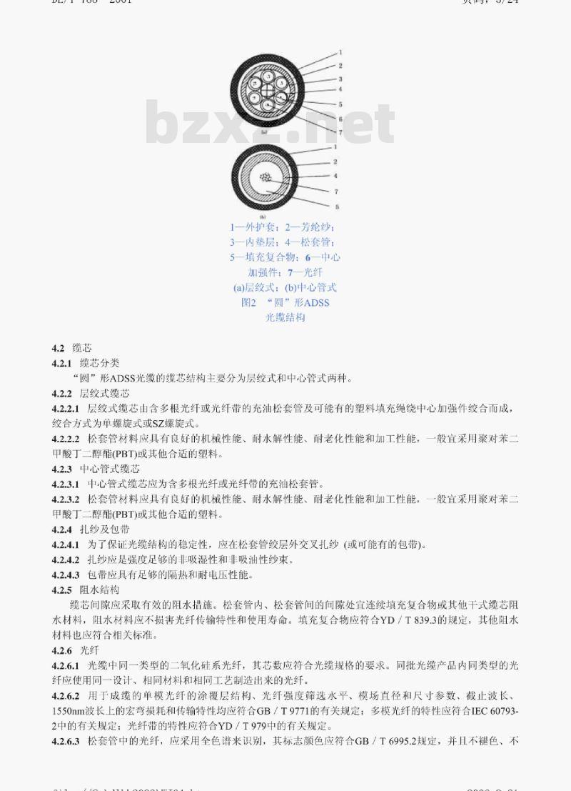 DL/T 788-2001 全介质自承式光缆