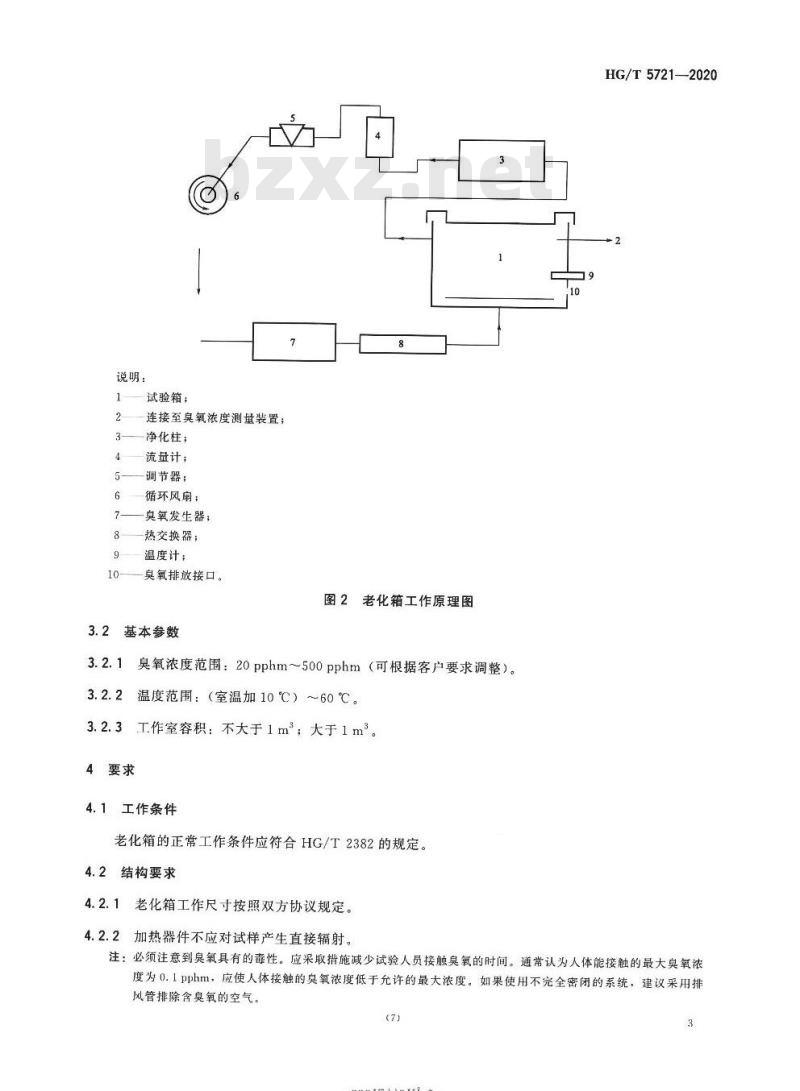 HG/T 5721-2020 橡胶耐臭氧老化箱
