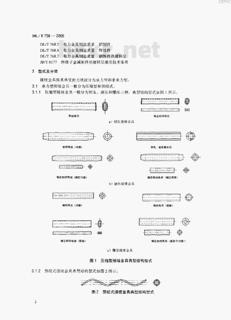 DL/T 758-2009 接续金具
