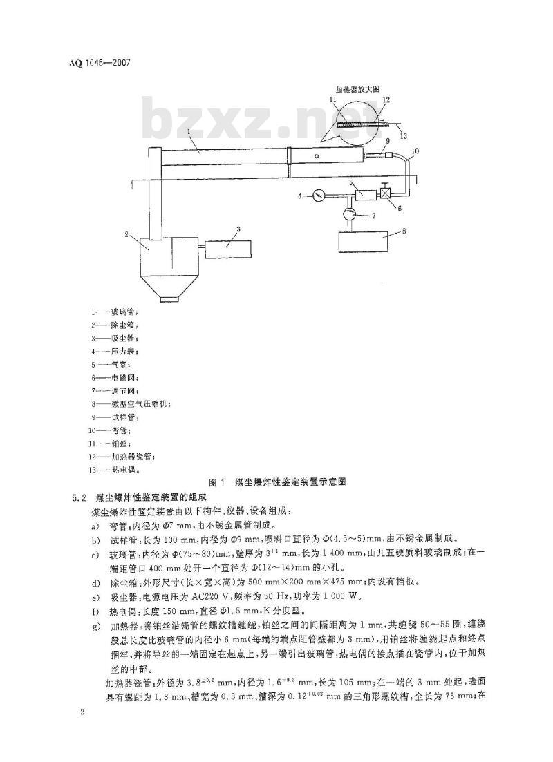 AQ 1045-2007 代替MT 78-1984 煤尘爆炸性鉴定规范