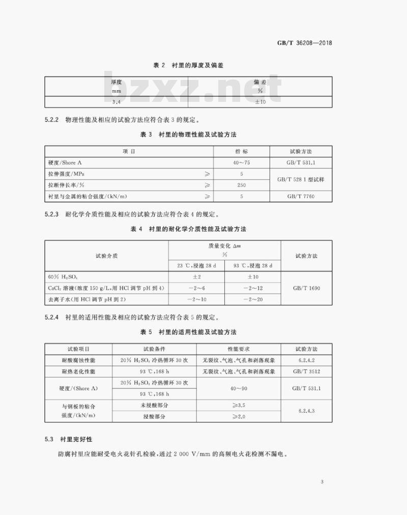 GB/T 36208-2018 工业烟气排放系统防腐衬里技术要求及评价方法