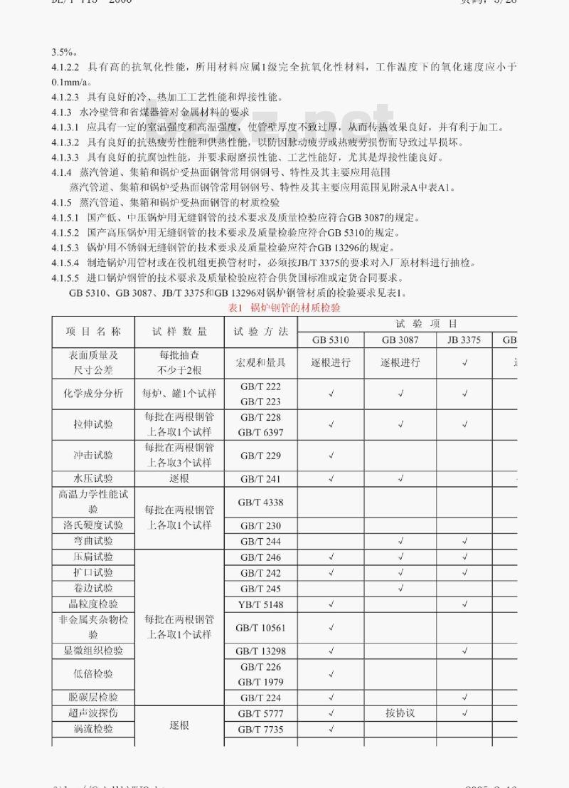 DL/T 715-2000 火力发电厂金属材料选用导则
