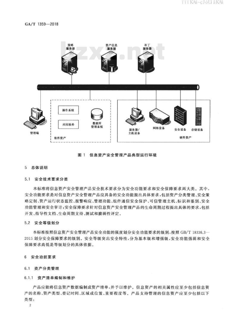 GA/T 1359-2018 信息安全技术 信息资产安全管理产品安全技术要求