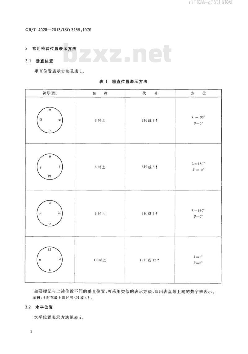GB/T 4028-2013 计时仪器的检验位置标记
