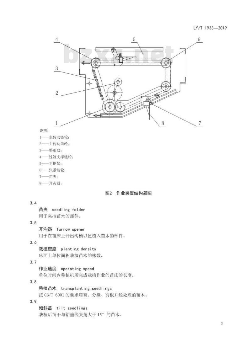 LY/T 1933-2019 林业机械 自行式苗木移植机