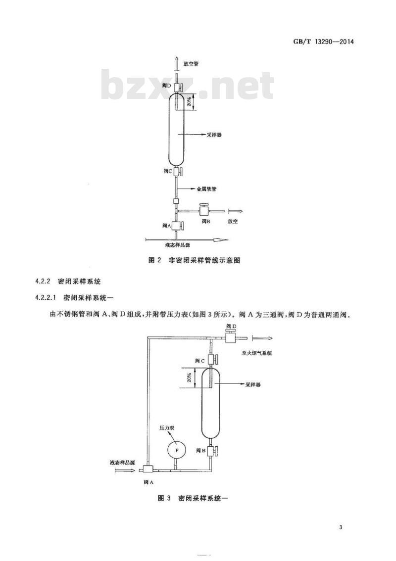 GB/T 13290-2014 工业用丙烯和丁二烯液态采样法