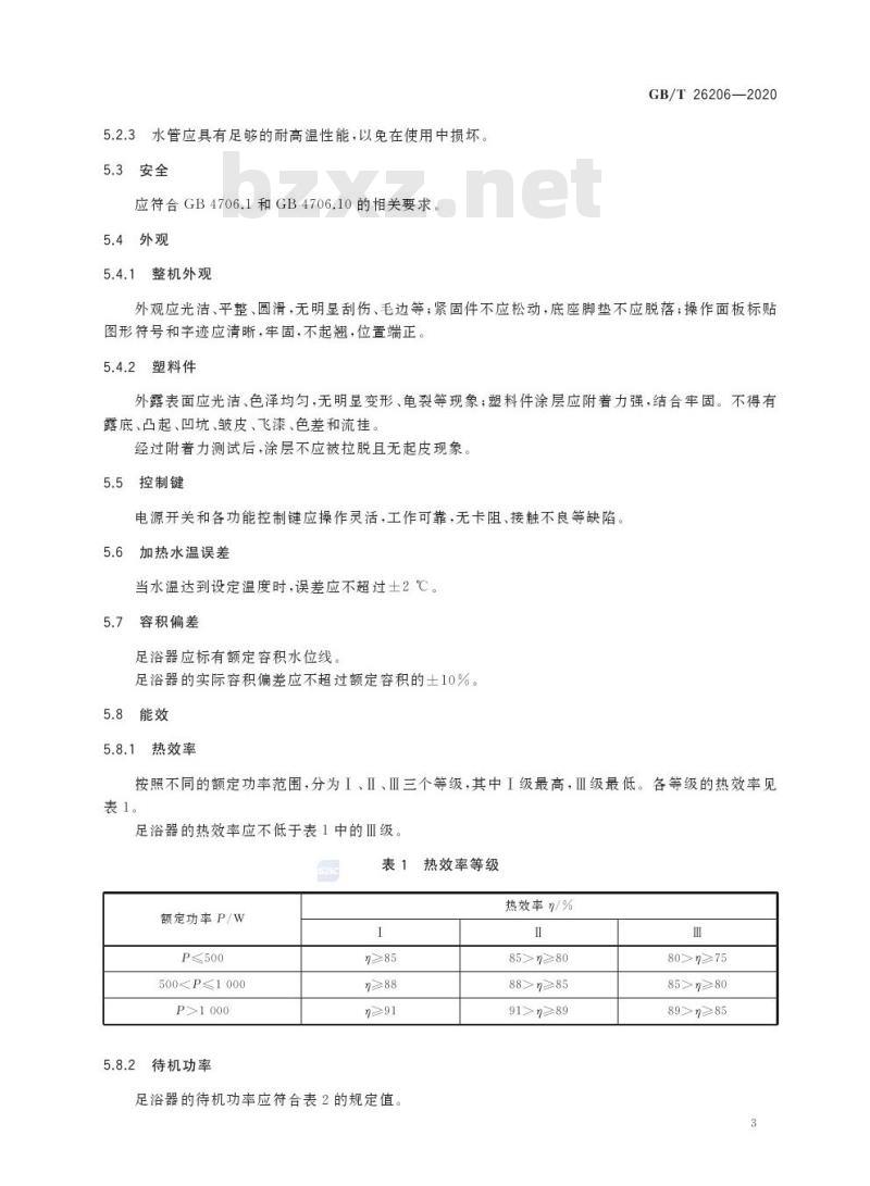 GB/T 26206-2020 注水式足部按摩器