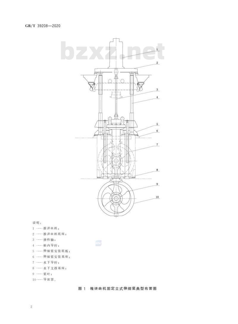 GB/T 39208-2020 可伸缩式全回转舵桨装置安装与调试规程