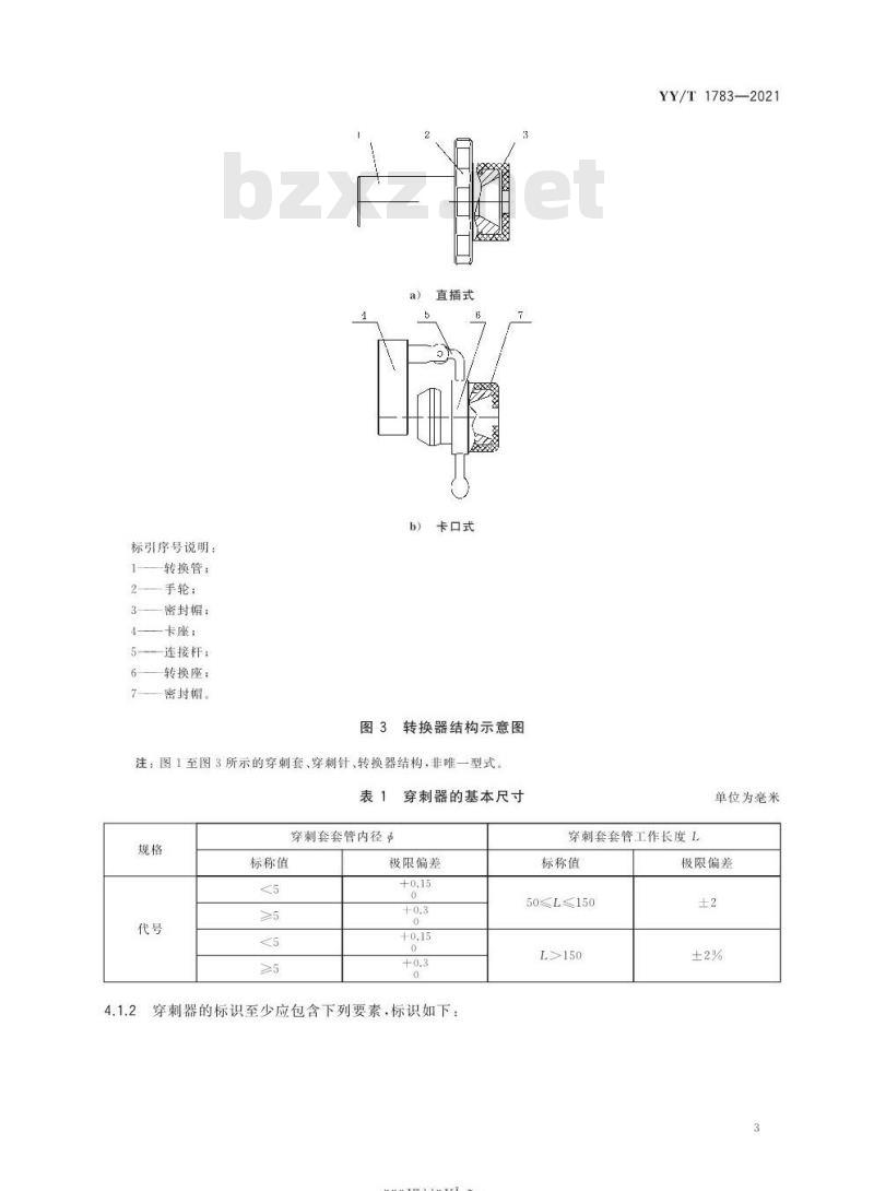YY/T 1783-2021 内镜手术器械重复性使用腹部穿刺器