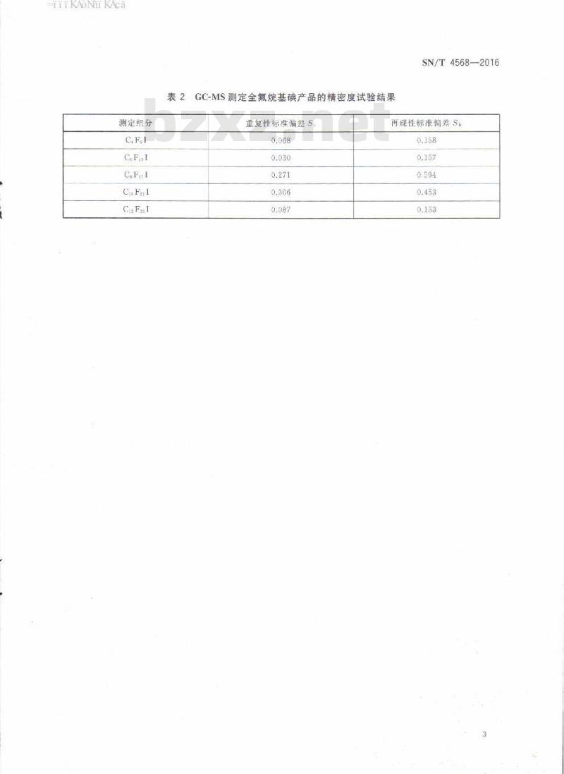 SN/T 4568-2016 全氟烷基碘产品含量测定气相色谱质谱法