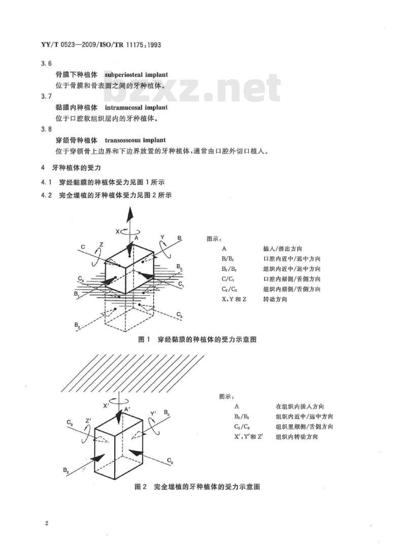 YY/T 0523-2009/ISO/TR 1175: 1993 牙科学牙种植体开发指南