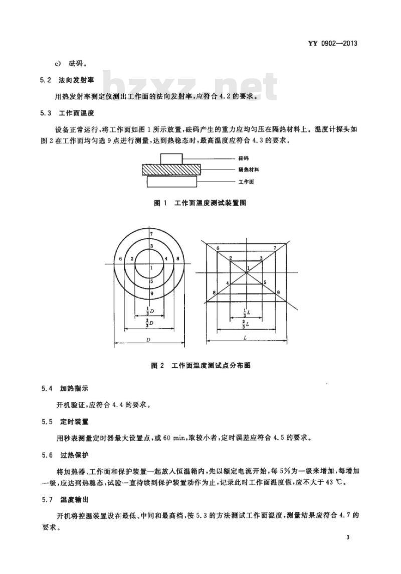 YY 0902-2013 接触式远红外理疗设备