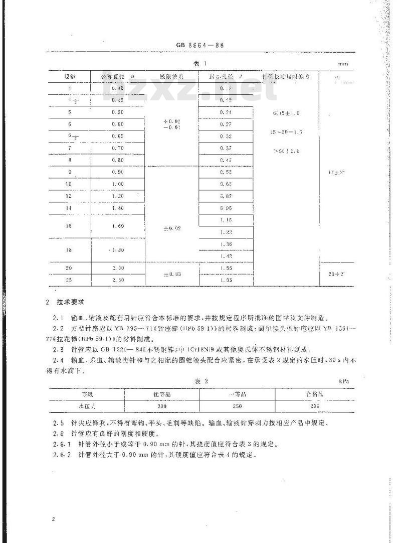 YY 91020-1999 输血输液及配套用针