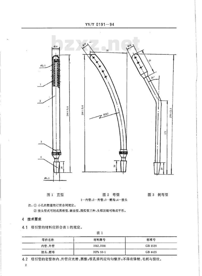 YY/T 0191-1994 腹腔吸引管