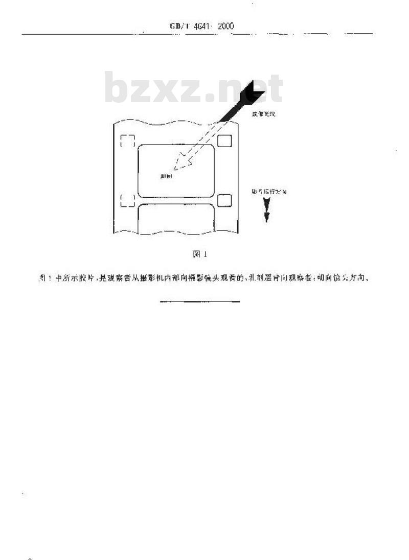 GB/T 4641-2000 16 mm电影胶片在摄影机上的用法