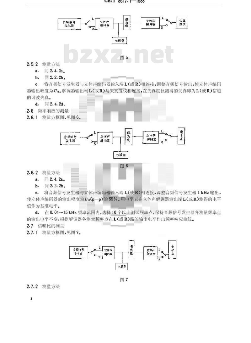 GB/T 8617.1-1988 调频广播编码器技术参数和测量方法立体声