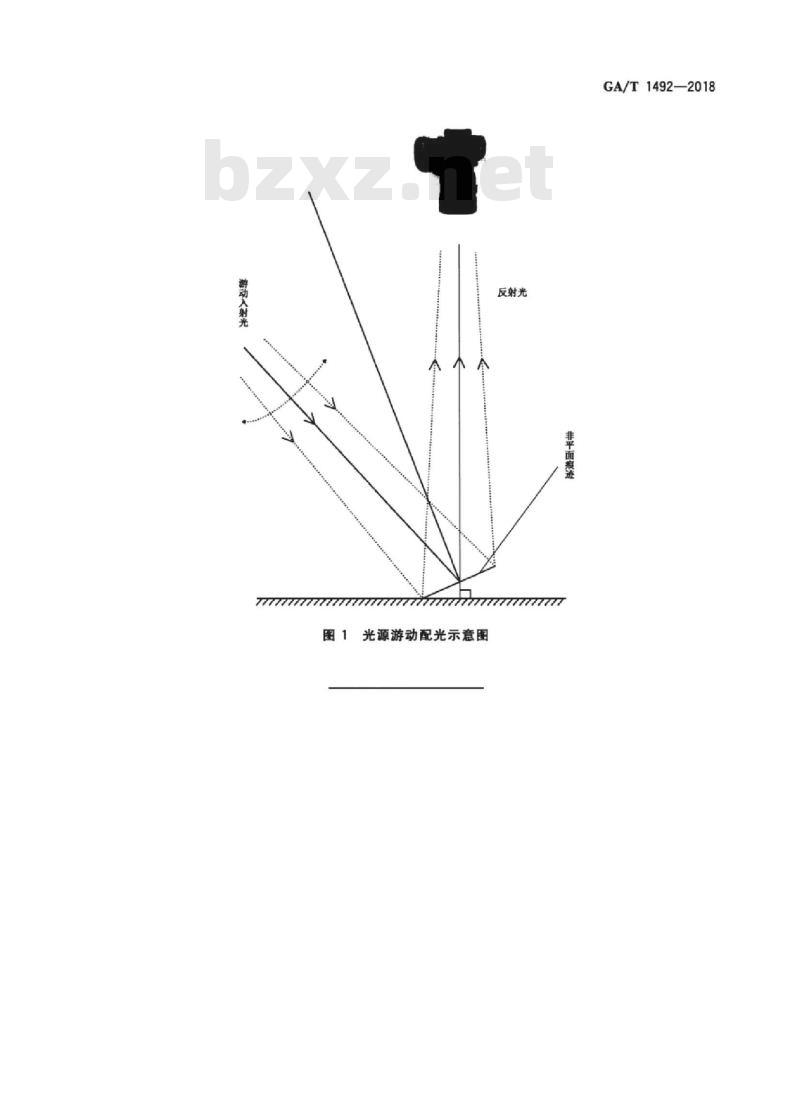 GA/T 1492-2018 法庭科学游动配光照相技术规范