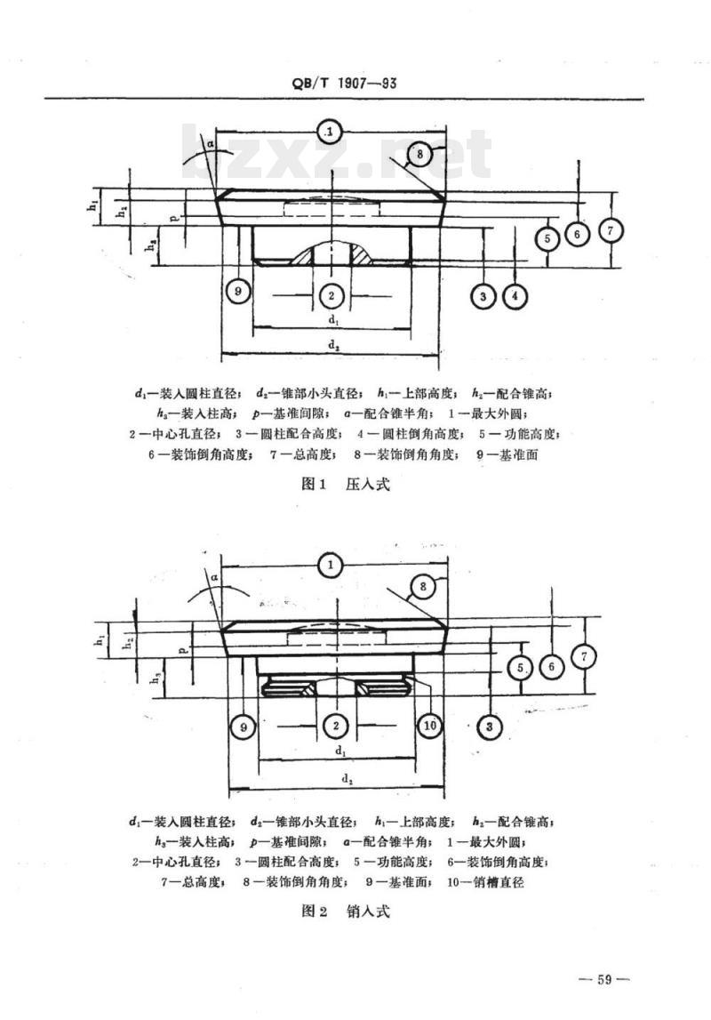 QB/T 1907-1993 手表防震器