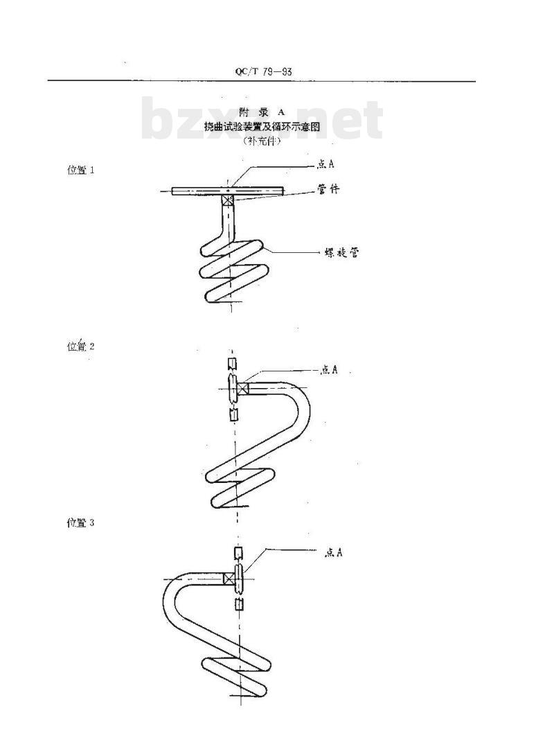 QC/T 79-93 汽车气制动系螺旋管