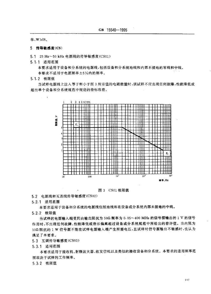 GB 15540-1995 陆地移动通信设备电磁兼容技术要求和测量方法