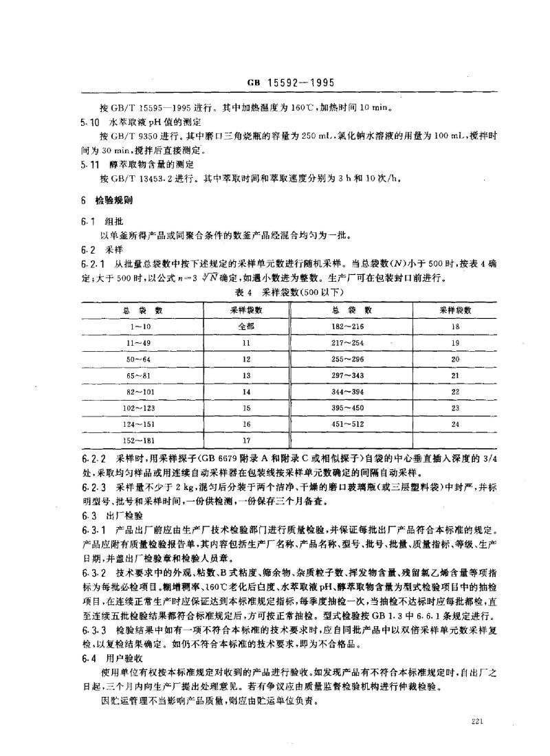 GB 15592-1995 糊用聚氯乙烯树脂