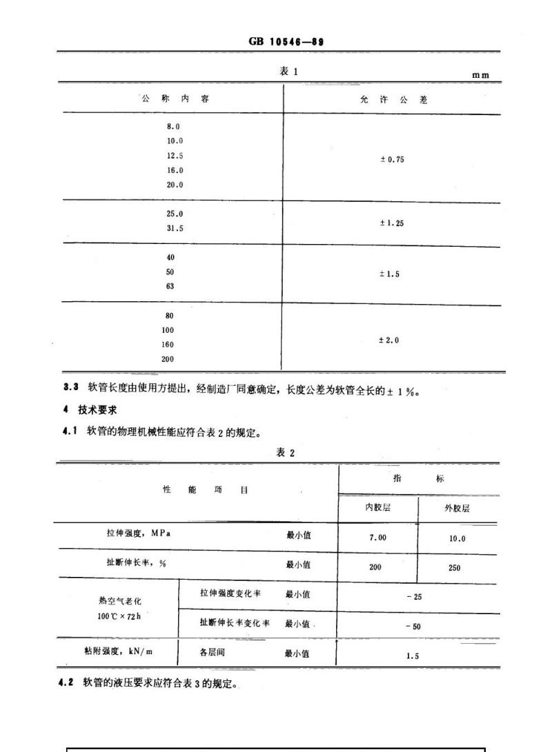 GB 10546-1989 液化石油气(LPG)橡胶较管