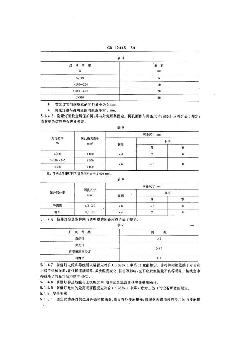 GB 12045-1989 船用防爆灯技术条件