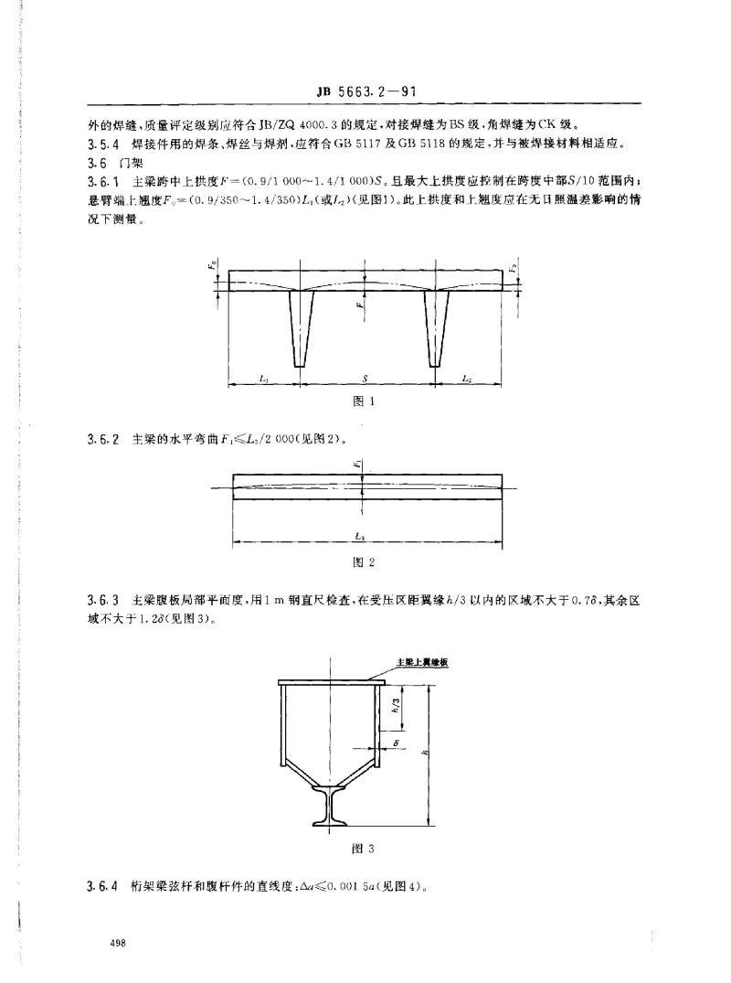 JB 5663.2-1991 电动葫芦门式起重机 技术条件