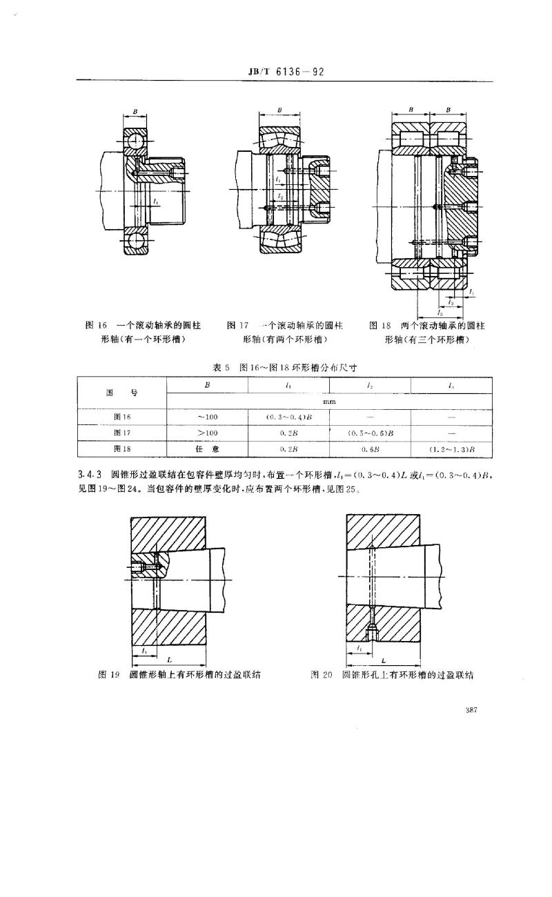 JB/T 6136-1992 过盈配合的油压装卸