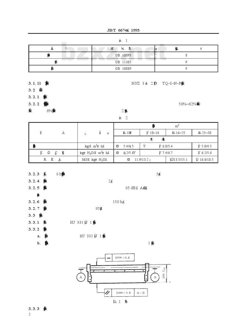 JB/T 6674-1993 茶叶烘干机 技术条件