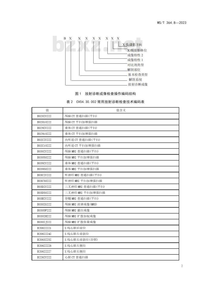 WS/T364.8—2023 卫生健康信息数据元值域代码 第 8 部分：临床辅助检查