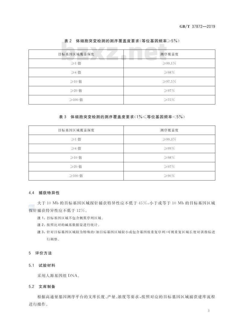 GB∕T 37872-2019 目标基因区域捕获质量评价通则