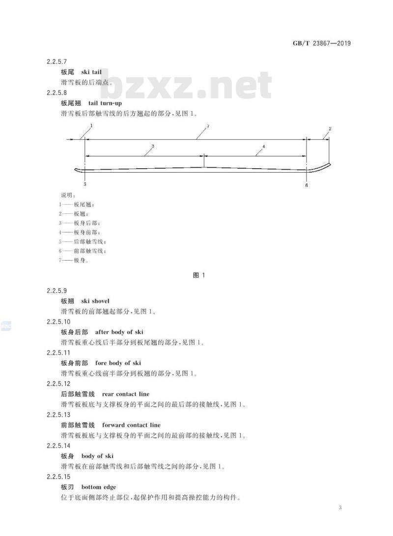 GB∕T 23867-2019 滑雪用具 通用词汇
