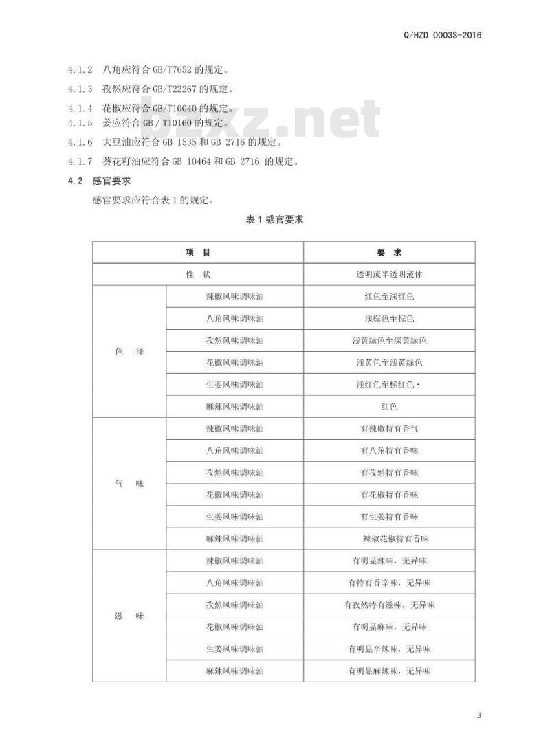 QHZD 0003 S-2016 河南中大恒源生物科技股份有限公司 液态调味油