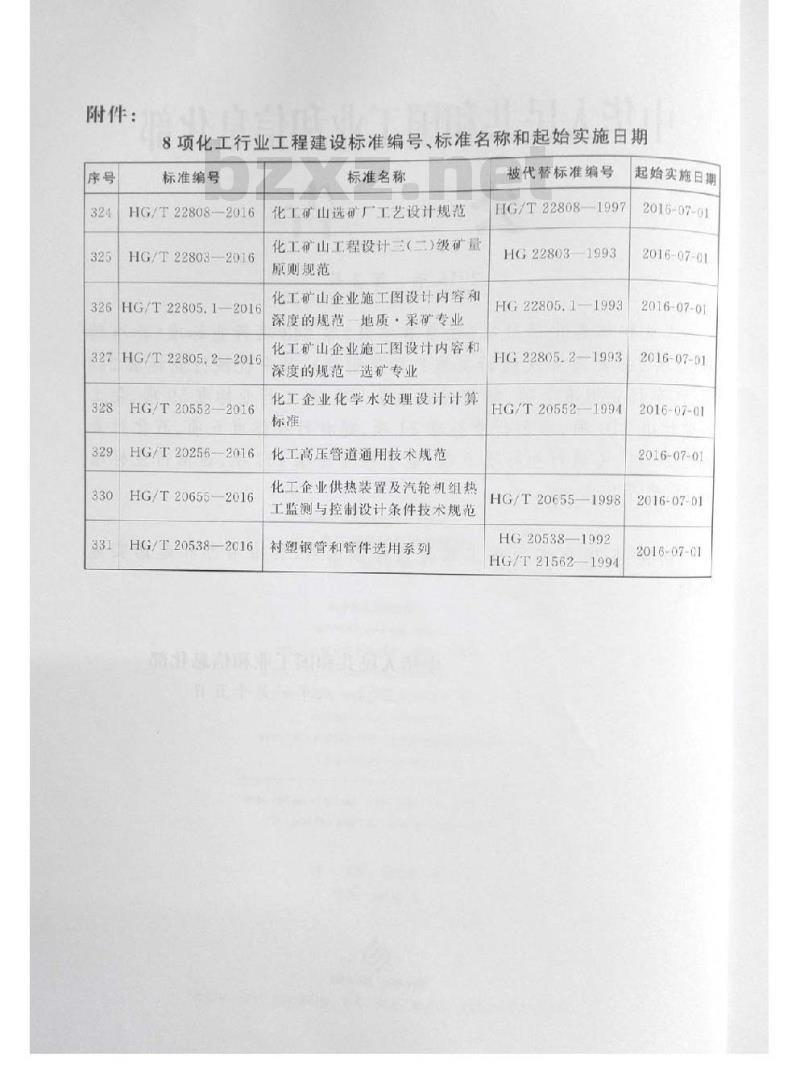 HG/T 20256-2016 化工高压管道通用技术规范