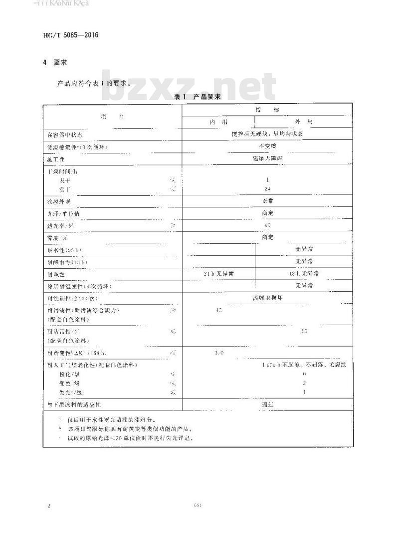 HG∕T 5065-2016 建筑涂料用罩光清漆