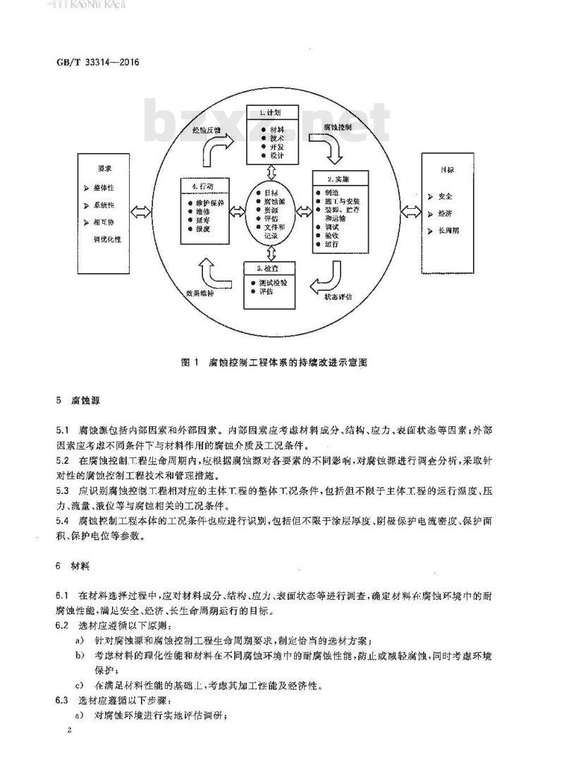 GB∕T 33314-2016 腐蚀控制工程生命周期 通用要求